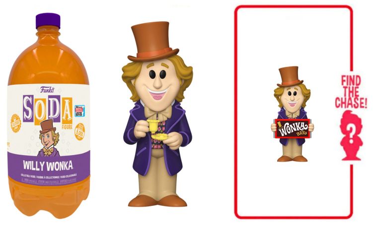 Figurine Funko Soda Charlie et la Chocolaterie Willy Wonka (Bouteille Orange)