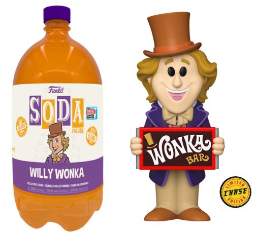 Figurine Funko Soda Charlie et la Chocolaterie Willy Wonka (Bouteille Orange) [Chase]