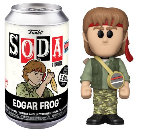 Figurine Funko Soda Génération perdue Edgar Frog (Canette Noire)
