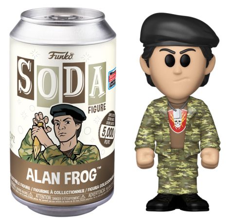 Figurine Funko Soda Génération perdue Alan Frog (Canette Marron)
