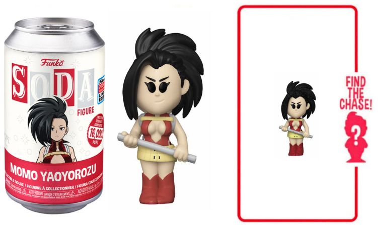 Figurine Funko Soda My Hero Academia Momo Yaoyorozu (Canette Rouge)