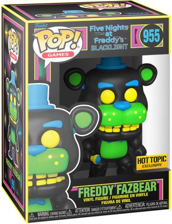 Figurine Funko Pop Five Nights at Freddy's #955 Freddy l'Ours - Black Light