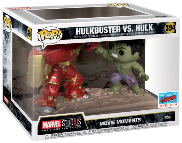 Figurine Funko Pop Marvel Studios - L'anniversaire des 10 ans #394 Hulkbuster vs. Hulk