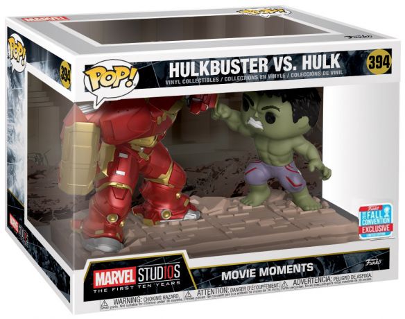 Figurine Funko Pop Marvel Studios - L'anniversaire des 10 ans #394 Hulkbuster vs. Hulk