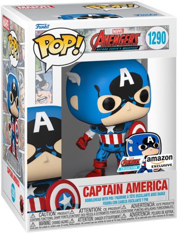 Figurine Funko Pop Avengers : L'Équipe des super-héros [Marvel] #1290 Captain America