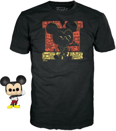 Figurine Funko Pop Mickey Mouse [Disney] #1187 Mickey Mouse (Diamant) - T-Shirt