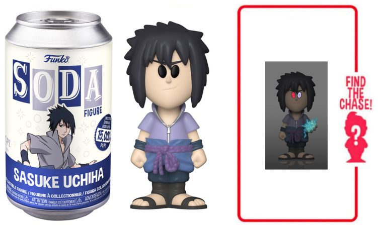 Figurine Funko Soda Naruto Sasuke Uchiwa (Canette Bleue)