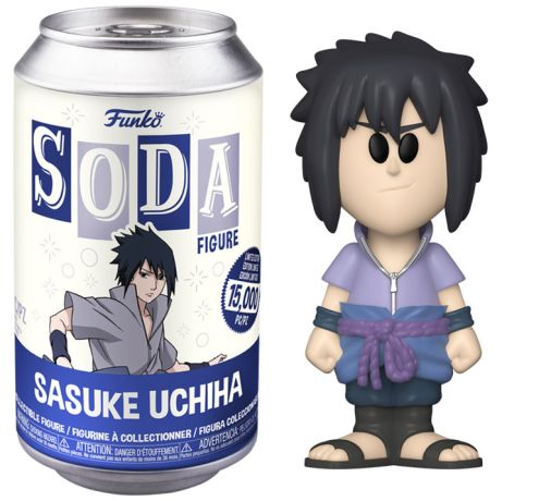 Figurine Funko Soda Naruto Sasuke Uchiwa (Canette Bleue)