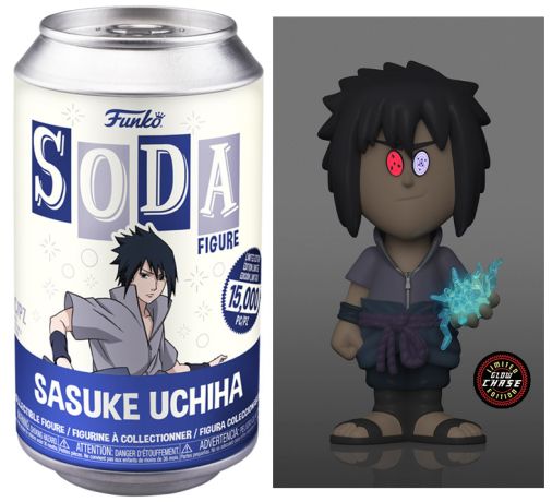 Figurine Funko Soda Naruto Sasuke Uchiwa (Canette Bleue) [Chase]