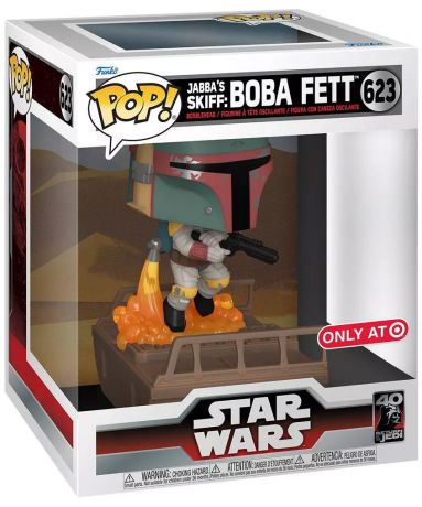 Figurine Funko Pop Star Wars 6 : Le Retour du Jedi #623 Jabba's Skiff : Boba Fett