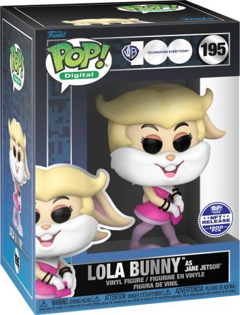 Figurine Funko Pop Warner Bros 100 ans #195 Lola Bunny en Jane Jetson - Digital Pop
