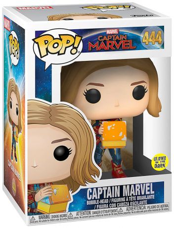 Figurine Funko Pop Captain Marvel [Marvel] #444 Captain Marvel avec Tesseract