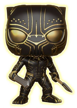 Figurine Funko Pop Black Panther [Marvel] #279 Erik Killmonger - Glow Panther