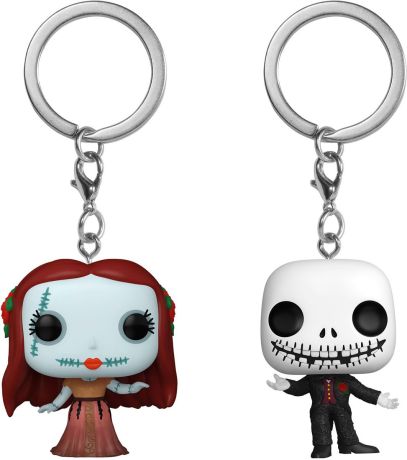 Figurine Funko Pop L'étrange Noël de M. Jack [Disney] Jack & Sally - Porte-clés