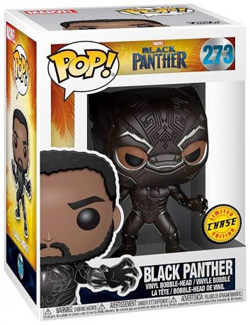 Figurine Funko Pop Black Panther [Marvel] #273 Black Panther avec masque [Chase]