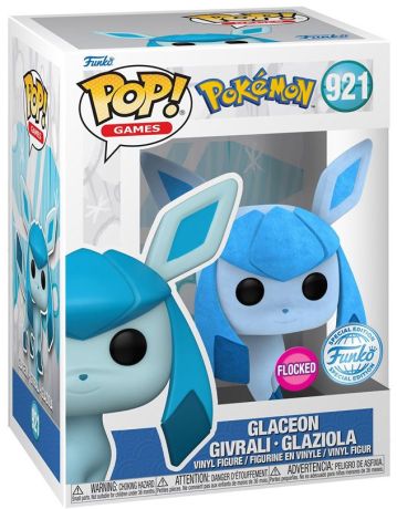 Figurine Funko Pop Pokémon #921 Glaceon - Givrali - Glaziola (EMEA) - Flocked