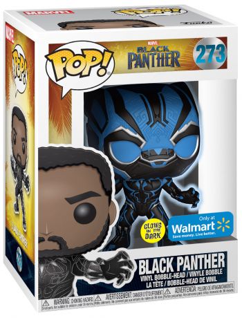 Figurine Funko Pop Black Panther [Marvel] #273 Black Panther - Brille dans le noir