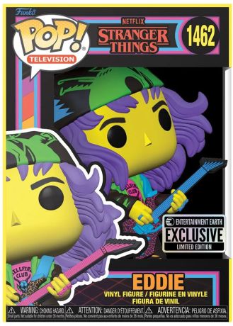 Figurine Funko Pop Stranger Things #1462 Eddie - Black Light