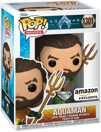 Figurine Funko Pop Aquaman et le Royaume perdu [DC] #1301 Aquaman - Diamant