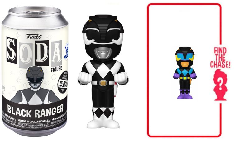 Figurine Funko Soda Power Rangers Ranger Noir (Canette Noire)