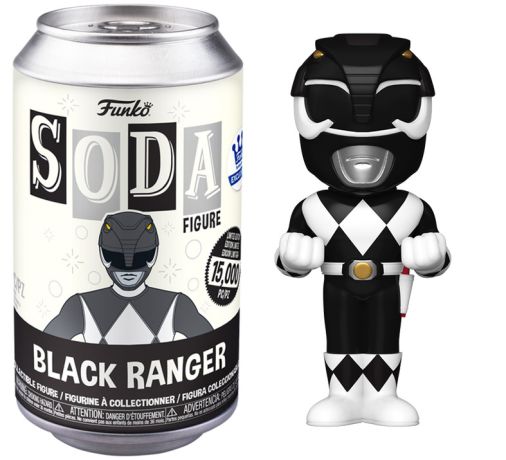 Figurine Funko Soda Power Rangers Ranger Noir (Canette Noire)