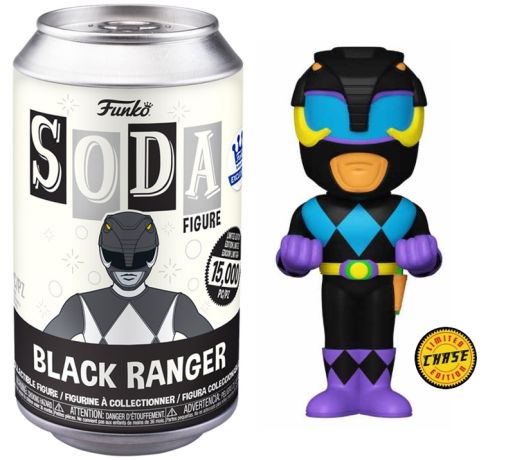 Figurine Funko Soda Power Rangers Ranger Noir (Canette Noire)