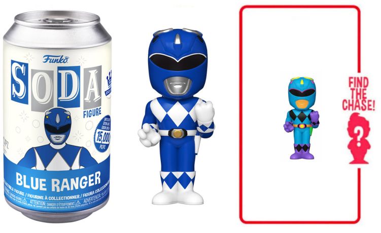 Figurine Funko Soda Power Rangers Ranger Bleu (Canette Bleue)