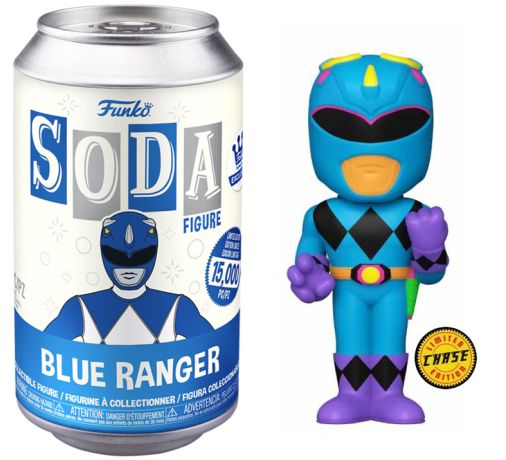Figurine Funko Soda Power Rangers Ranger Bleu (Canette Bleue) [Chase]