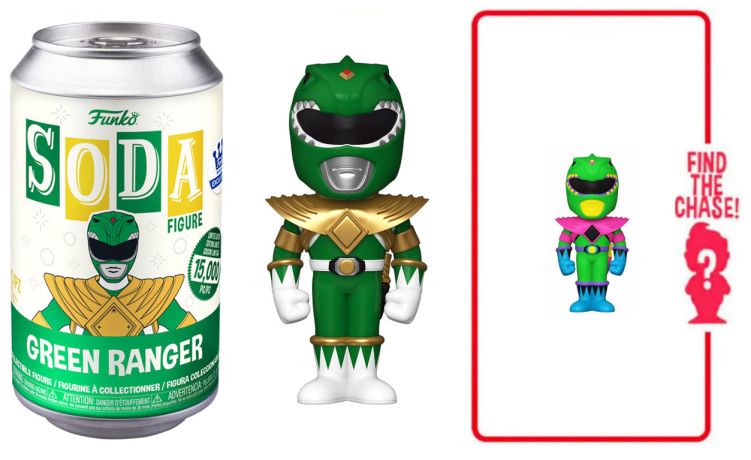 Figurine Funko Soda Power Rangers Ranger Vert (Canette Verte)
