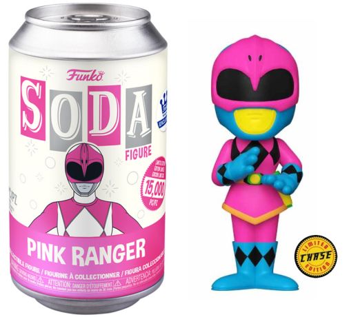 Figurine Funko Soda Power Rangers Ranger Rose (Canette Rose) [Chase]