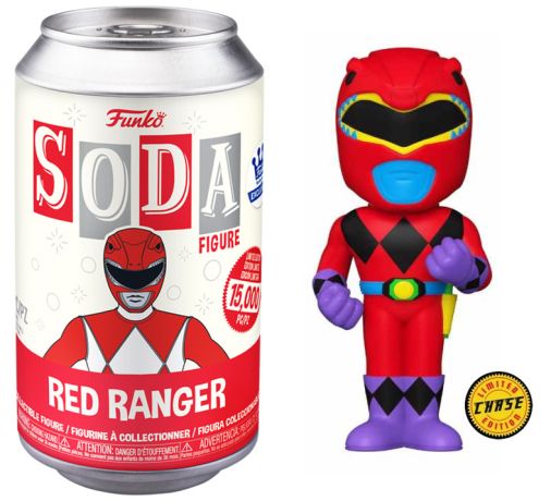 Figurine Funko Soda Power Rangers Ranger Rouge (Canette Rouge) [Chase]
