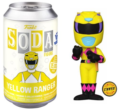 Figurine Funko Soda Power Rangers Ranger Jaune (Canette Jaune) [Chase]