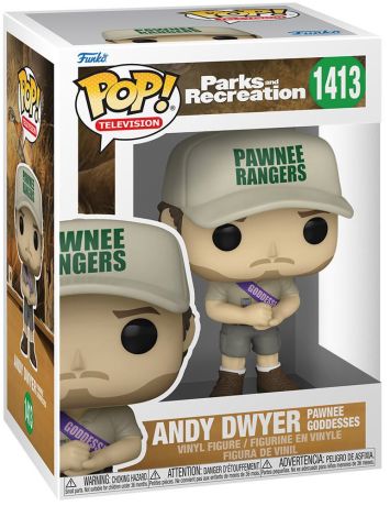 Figurine Funko Pop Parcs et Loisirs #1413 Andy Dwyer (Pawnee Goddesses)