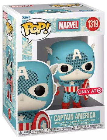 Figurine Funko Pop 100 ans de Disney #1319 Captain America (Retro Reimagined)