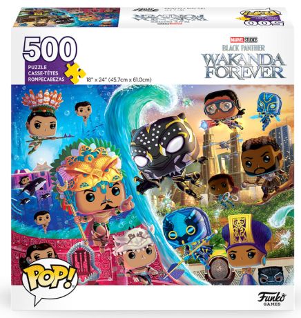 Puzzle Funko Pop! Black Panther : Wakanda Forever [Marvel] Black Panther Puzzle (500 pièces)