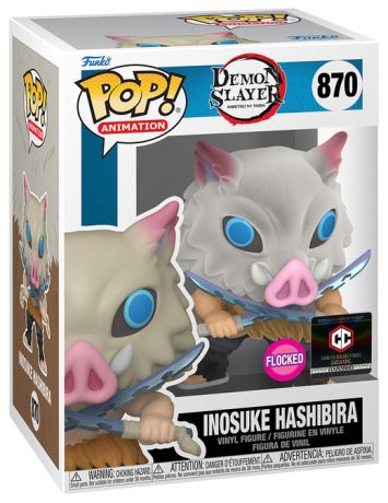 Figurine Funko Pop Demon Slayer #870 Inosuke Hashibira - Flocked