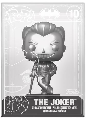 Figurine Funko Pop Batman [DC] #10 Le Joker - Die-Cast [Chase]
