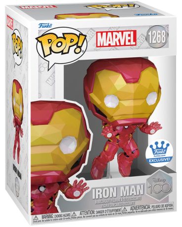 Figurine Funko Pop 100 ans de Disney #1268 Iron Man - Facette