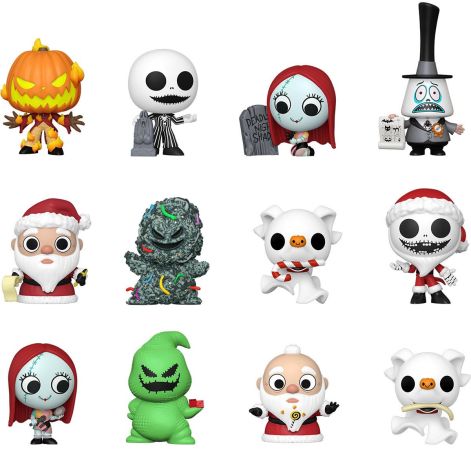 Figurine Funko Mystery Minis L'étrange Noël de M. Jack [Disney] L'étrange Noël de M. Jack - 12 Figurines