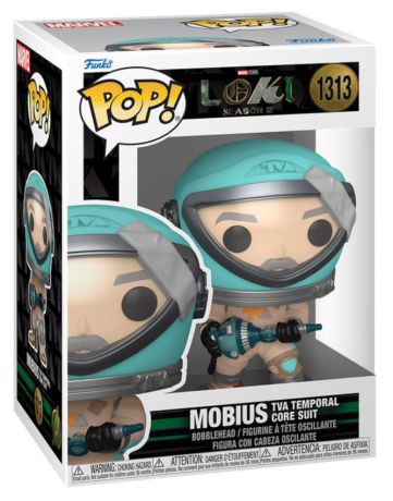 Figurine Funko Pop Loki #1313 Mobius TVA Combinaison de base temporelle