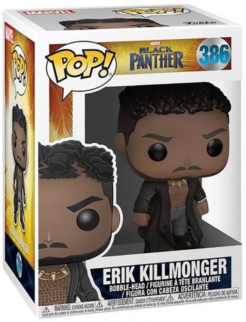 Figurine Funko Pop Black Panther [Marvel] #386 Erik Killmonger avec cicatrices