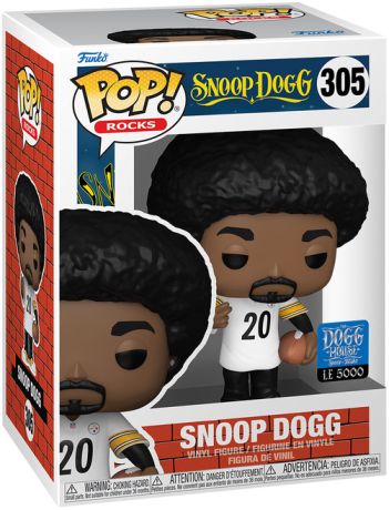Figurine Funko Pop Snoop Dogg #305 Snoop Dogg avec maillot Steelers