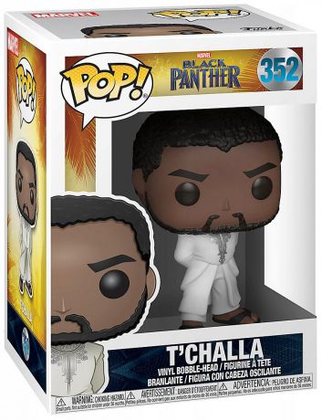 Figurine Funko Pop Black Panther [Marvel] #352 T'Challa - Tenue blanche