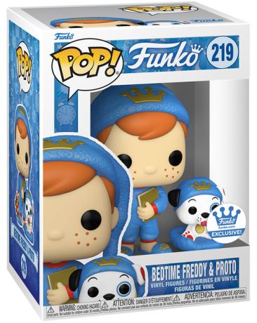 Figurine Funko Pop Freddy Funko #219 Freddy et Proto à l'heure du coucher