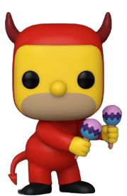 Figurine Funko Pop Les Simpson Homer Diable avec Maracas