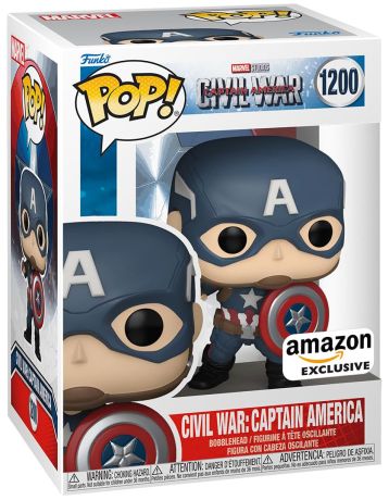 Figurine Funko Pop Captain America : Civil War [Marvel] #1200 Civil War : Captain America