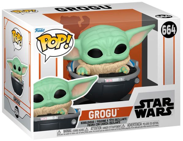 Figurine Funko Pop Star Wars : Le Mandalorien #664 Grogu