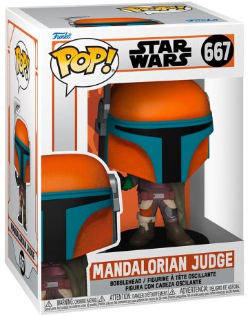 Figurine Funko Pop Star Wars : Le Mandalorien #667 Juge Mandalorien