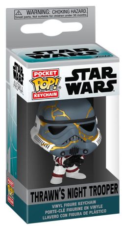 Figurine Funko Pop Star Wars : Ahsoka (Série TV) Thrawn's Night Trooper - Porte-clés