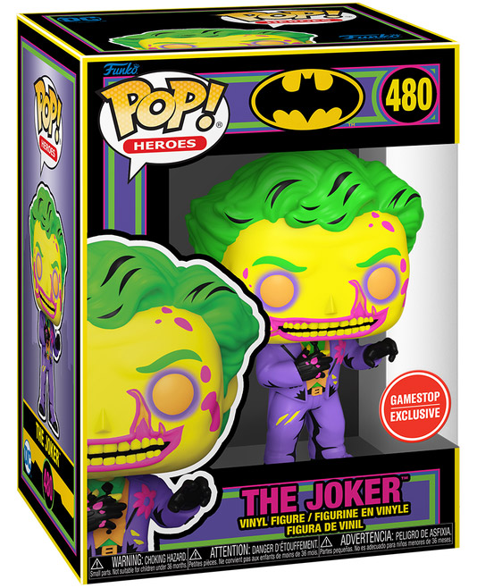 Figurine Pop DCeased 480 pas cher Le Joker Black LIght